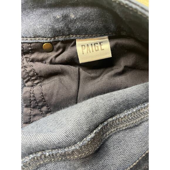 PAIGE Hoxton Ultra Skinny Jeans Size 30 Blue Dark‎ Wash Mid Rise Stretch - Picture 11 of 11